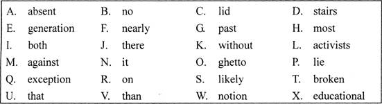 全国2009年10月高等教育自学考试高级英语试题 